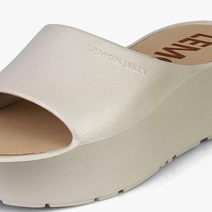 Lemon Jelly sunny platform slides size 6